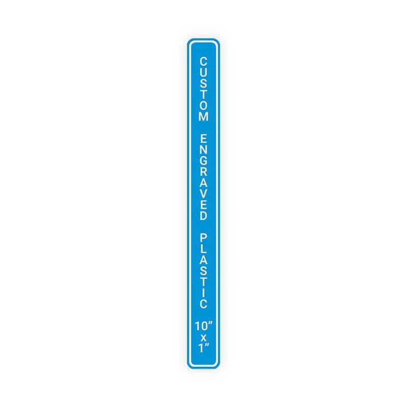 Engraved Sign Vertical - 10