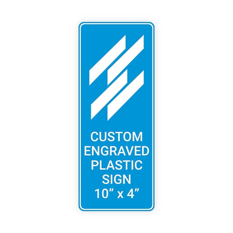 Engraved Sign Vertical - 10