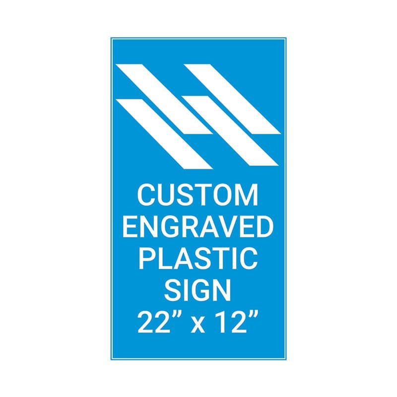 Engraved Sign Vertical - 22