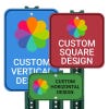 Various Full Color Aluminum Signs Mounted on a Sign Post