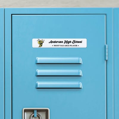 Color 1" x 6" Horizontal Sign - alternate view