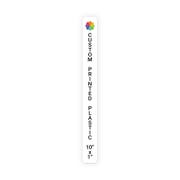 Color 10" x 1" Vertical Sign 