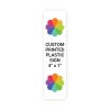 Color Sign Vertical 4" x 1"