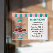 Custom 6" x 8" Horizontal Static Window Cling