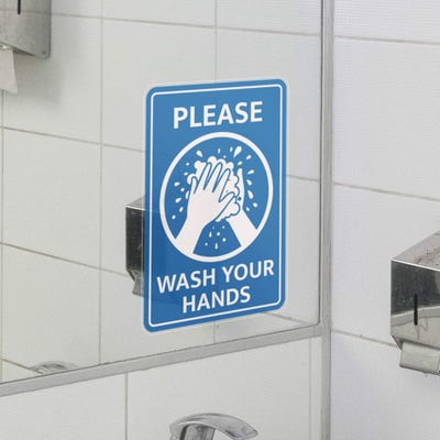 Custom 3" x 2"  Vertical Static Window Cling