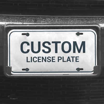 Custom Front License Plate 
