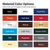 The most popular color combinations for ADA signs