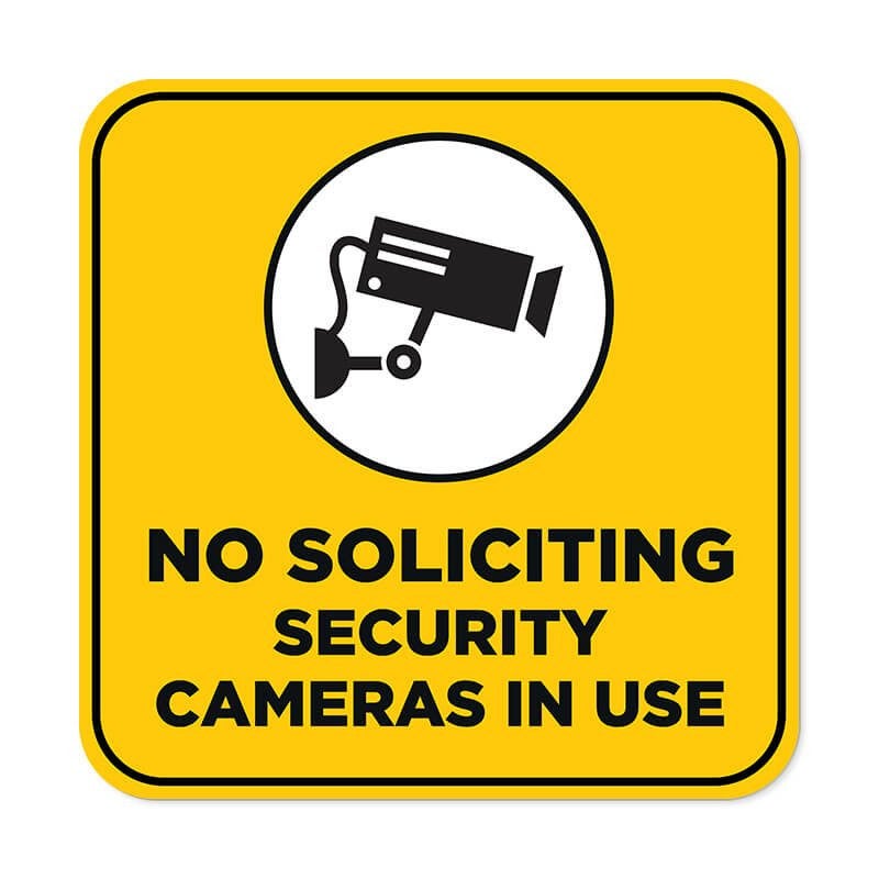 PROSAFE Safety Sign - Surveillance Cameras In Use - Polypropylene - View #5
