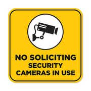 Video Surveillance Sign | No Soliciting Signs