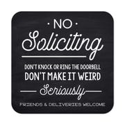 Funny No Soliciting Signs Chalkboard Design