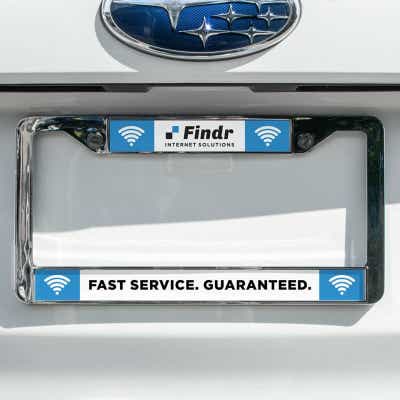 Design Your Own License Plate Frame