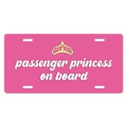 Passenger Princess - Cute Front License Plate