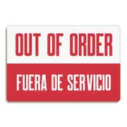 Out of Order/Fuera De Servicio Sign