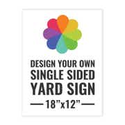 Vertical Custom Yard Sign - Multiple Size Options