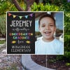 Officially a Kindergarten Graduate Graduation Yard Sign Next to Pavement