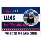 Custom Circle Photo Funny Political Yard Sign