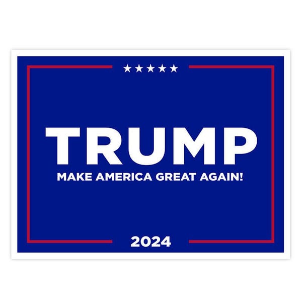 Trump MAGA Yard Sign