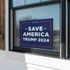 Save America Trump Yard Sign in a Window