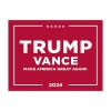 Trump Vance Red Yard Sign