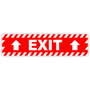 Up Arrows Exit 6" x 24" Vinyl Decal