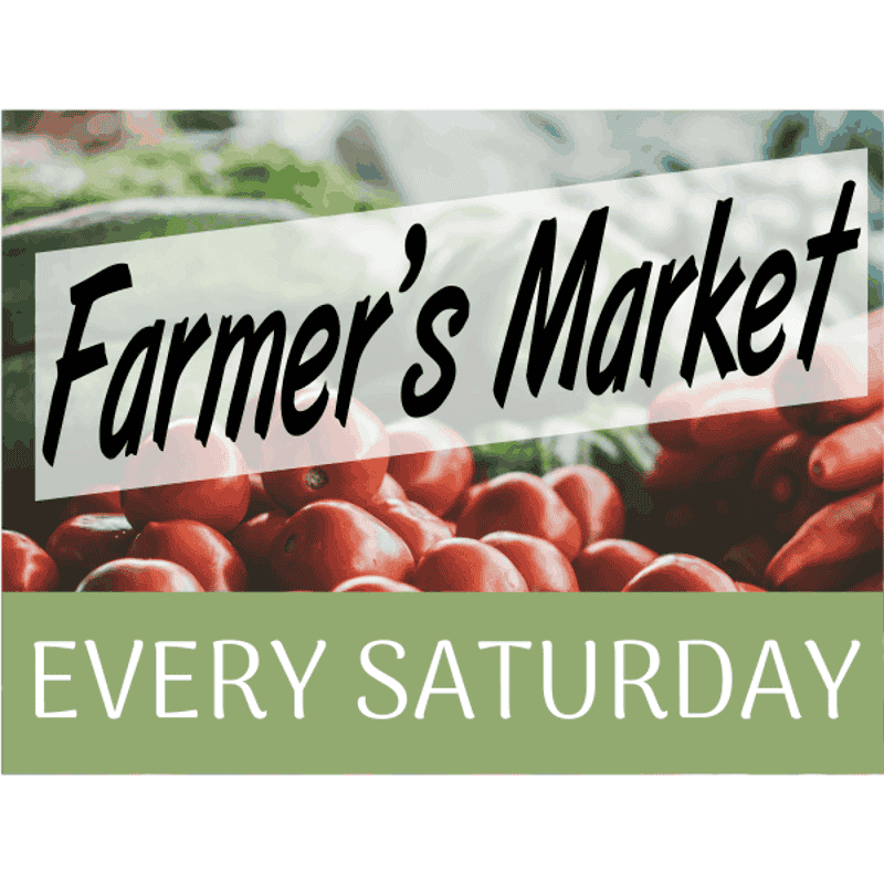 Farmers Market Sign