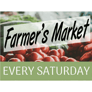 Farmers Market Yard Sign