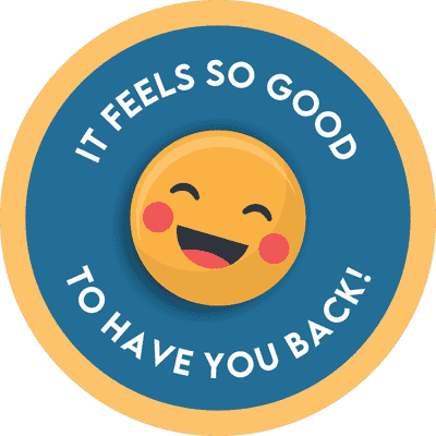 It Feels So Good To Have You Back Business Reopening Floor Decal