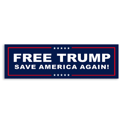 Free Donald Trump Bumper Sticker