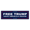 Free Donald Trump Bumper Sticker
