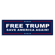 Free Donald Trump Bumper Sticker