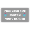 Full Color Custom Banner, Pick Your Size