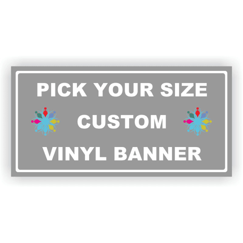 Full Color Custom Banner, Pick Your Size