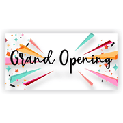 Grand Opening 3' x 6' Banner