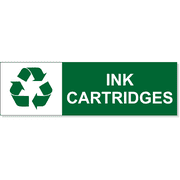3" x 10 Ink Cartridge Recycle Decal