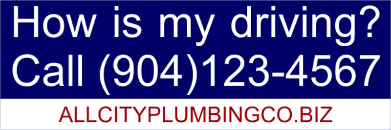 My Driving Bumper Sticker