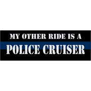 Police Cruiser Bumper Sticker