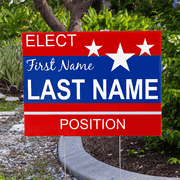 Stars Election Yard Sign | 18" x 24"