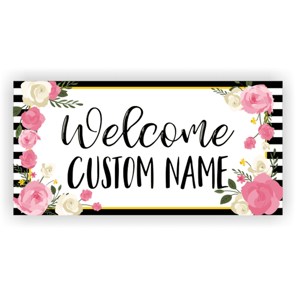 Preppy Girl Baby Shower Banner