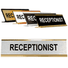 Receptionist Desk Plate | 2" x 8"