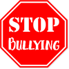 Red Stop Bullying Vinyl Decal | 6" x 6"