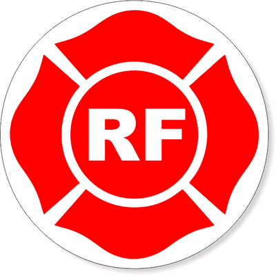 (RF) 9" Round Floor Truss Construction Decal
