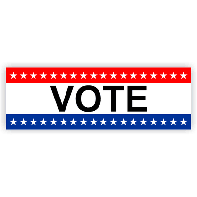 Stars Vote Banner | 2' x 6'