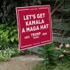 Get Kamala a MAGA Hat | Trump Vance Yard Sign next to stairs