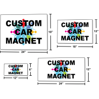 Set of 2 Car Magnetic Signs