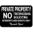 Residents & Guests Only 12" x 18" Aluminum Sign 