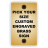 Pick Your Size Custom Vertical Engraved Brass Sign Over 3" Wide