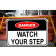 Danger Watch Your Step Sign