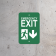 Vertical Down Arrow Emergency Exit Sign
