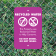 Vertical Conserve with Recycled Water Warning Sign