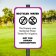 Vertical Not For Human Consumption Recycled Water Sign